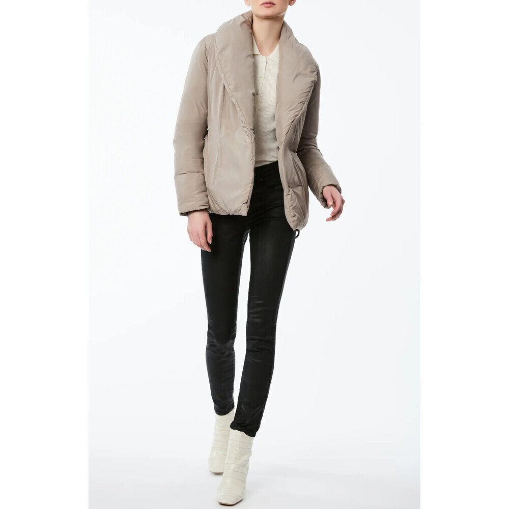 Bernardo Shawl Collar Belted Puffer Jacket In Light Purple Mauve Size XL $229 - Picture 11 of 14